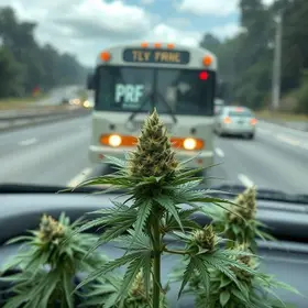 PRF apreende skunk em ônibus interestadual