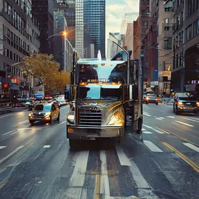 proibição de caminhões