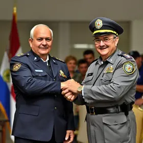 Cláudio Ferreira homenageia Odílio Balbinotti