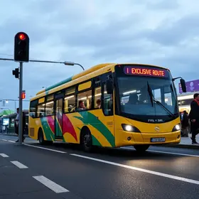 roteiro de transporte para a 52ª Exposul