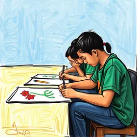 concurso de desenho e redação