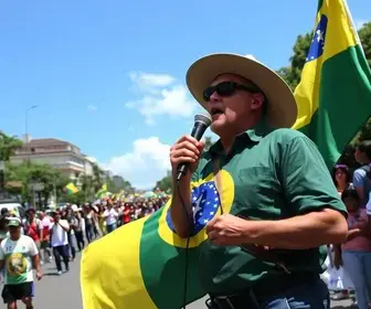 carreata por Flávio Bolsonaro em Rondonópolis